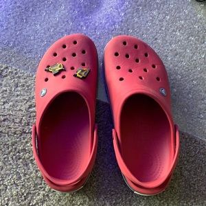 Red CROCS